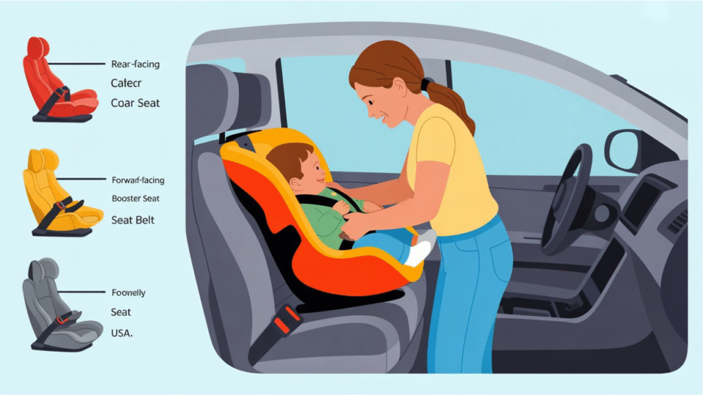 Car Seat Laws For Children In The USA
