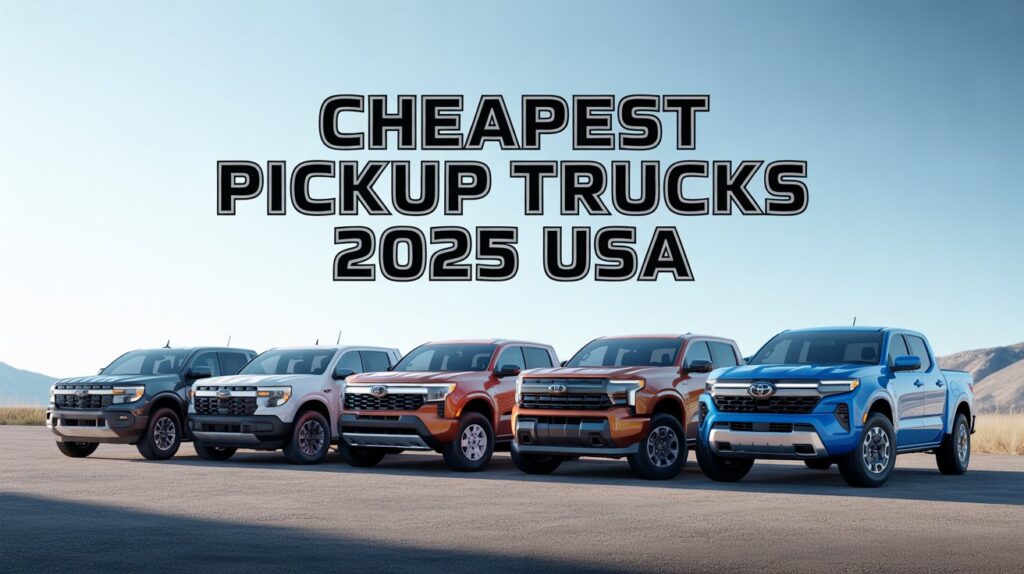 Cheapest Pickup Trucks 2025 USA